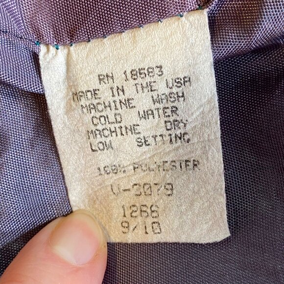 VTG Kashmiracle By Wellington Jacket Women's 9/10 Teal Double-Breasted Coat USA - Picture 5 of 12